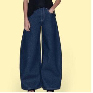 Zara The Exaggerated Wide Leg Jeans